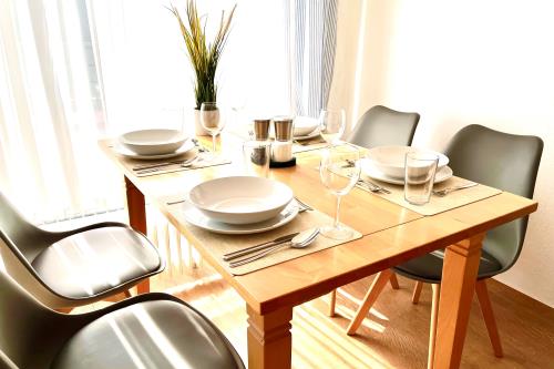 Langeoog Ferienwohnung Us Langeoog - An den Hellerwiesen - An den Hellerwiesen Essecke