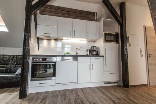 Langeoog Ferienwohnung Appartementhaus Alte Post - 10 - App 10 Küche