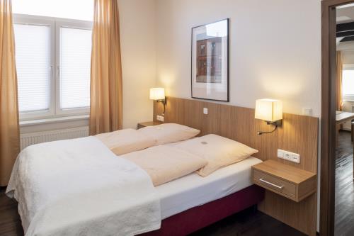 Langeoog Ferienwohnung Appartementhaus Alte Post - 24 - App 24 Schlafzimmer