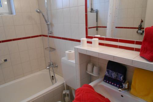 Langeoog Ferienwohnung Appartementhaus Buddelei  - 12/112 - App 12 Bad gut ausgestattet