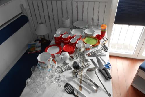 Langeoog Ferienwohnung Appartementhaus Buddelei  - 2/102 - App 2 sehr komplette Ausstattung