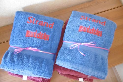 Langeoog Ferienwohnung Appartementhaus Buddelei  - Strandhandtücher stellen wir zur Verfüg