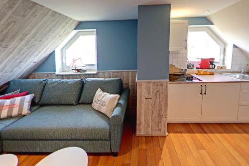 Langeoog Ferienwohnung Appartementhaus Prickenhof - Blau/304 - blau1