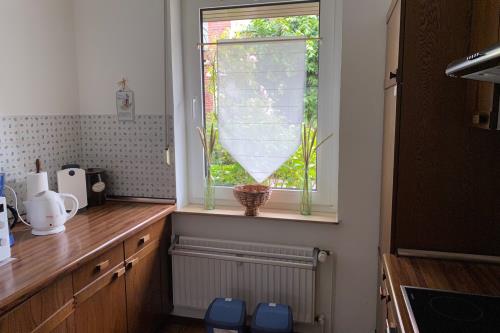 Langeoog Ferienhaus Haus Bornefeld - Küche 