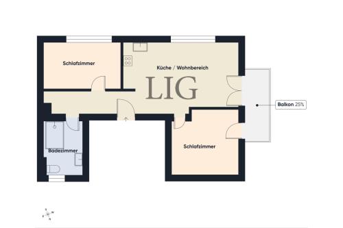 Langeoog Dat oll Beerkutscherhuus - Ferienwohnung Dünengras - Ausstattung 21