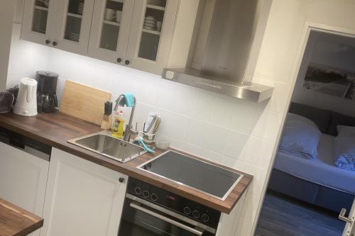 Langeoog Ferienwohnung Dünendrifft 4 BG - Küchenzeile