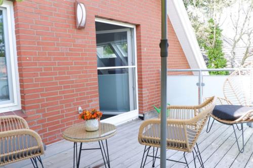 Langeoog Ferienwohnung Engels-Stuv - Engels Stuuv Außenbereich