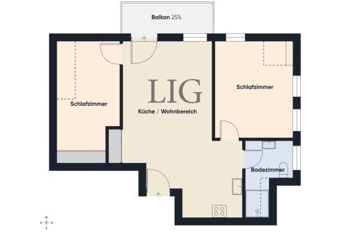 Langeoog Ferienhaus Dünenlust - Ferienwohnung Batzen - Ausstattung 15