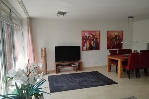 Langeoog Ferienhaus Baldes - Wohnzimmer und Essbereich