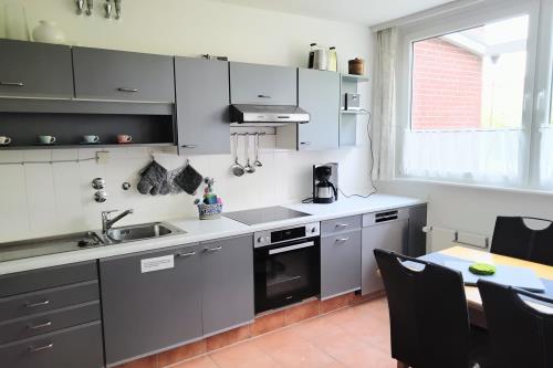 Langeoog Ferienhaus Baldes - große Küche