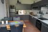 Langeoog Ferienhaus Baldes - Küche mit Essecke