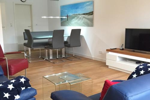 Langeoog Ferienhaus MeerZeit - MeerZeit - Zweiter Blick ins Wohnzimmer