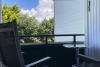 Langeoog Ferienwohnung Sommerfrische - Balkon auf Gartenseite m.Vormittagssonne