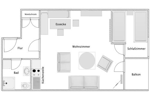 Langeoog Ferienwohnung Sommerfrische - Ausstattung 7