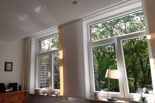 Langeoog Ferienwohnung Schaumburg - Ausblick Wohnraum