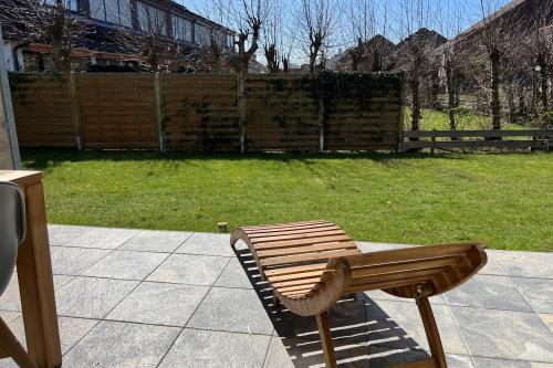 Langeoog Ferienwohnungen Kiebitzweg - Wolke7 - Terrasse mit Garten