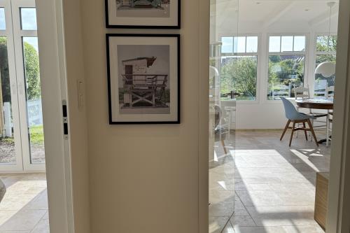 Langeoog Ferienwohnung Polderhus - 1 - Blick Richt. Osten in SZ 3 & Wohnzimmer