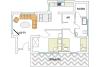 Langeoog Ferienhaus Fischers Hus / Lütje Hus - F 50 - Lütje Hus Grundriss