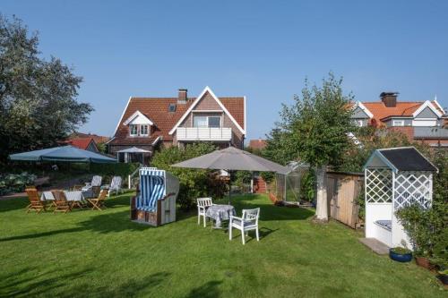 Langeoog Ferienwohnung Freesenhus - Garten