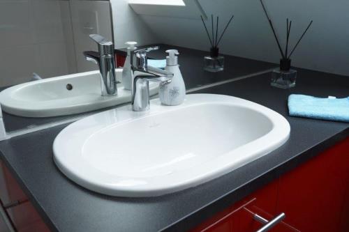 Langeoog Ferienwohnung Freesenhus - Klüver - Duschbad 1