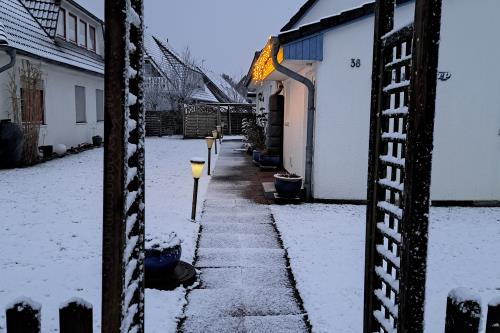 Langeoog Ferienwohnung Achter&#39;t Dörp - Winterbild Gäste Eingangsbereich