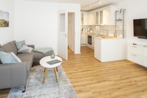 Langeoog Ferienwohnung Haus Dünenlust - Heringsmöwe - Wohnzimmer / Küche