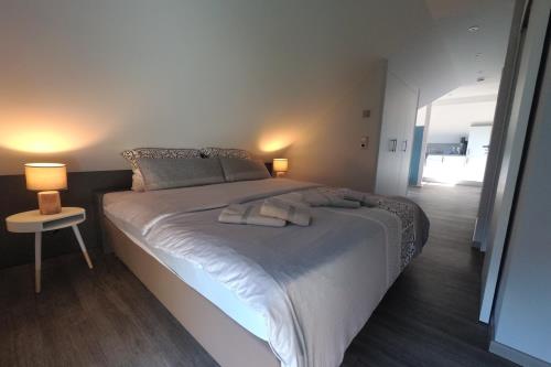 Langeoog Ferienwohnung Haus Kalmar - Wohnung Flinthörn - Wohnung Flinthörn - Boxspringbett