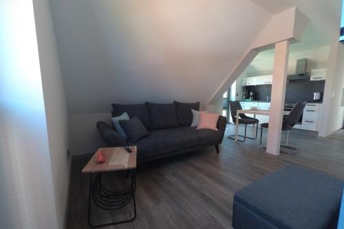 Langeoog Ferienwohnung Haus Kalmar - Wohnung Osterhook - Osterhook Wohnbereich