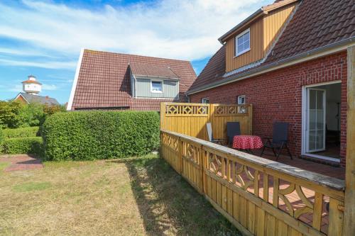 Langeoog Ferienwohnung Vermietung am Meer – Haus Killewipps - Killewipps EG - Terrasse