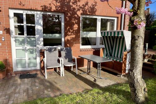 Langeoog Ferienwohnung Haus Uhlenkamp - U 5 - U5 Terrasse
