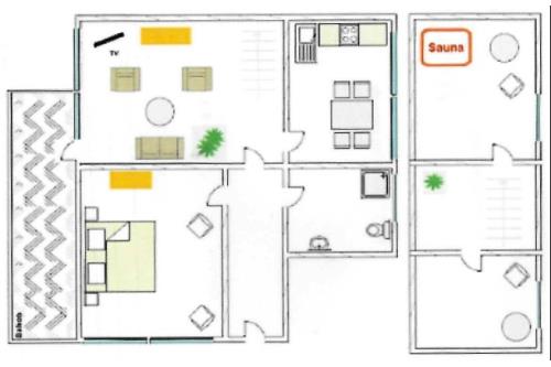 Langeoog Ferienwohnung Haus Uhlenkamp / Birkeneck - U 7 - Ausstattung 8