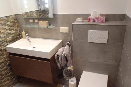 Langeoog Ferienwohnung Haus Wilken - Steuerbord - modernes Bad