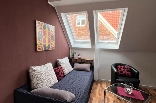 Langeoog Ferienwohnung Haus Apollonia - Wohnung 2 - Wohnung 2 Wohnzimmer