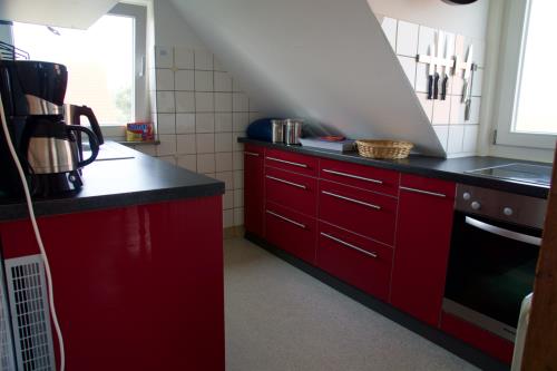 Langeoog Ferienhaus Haus Brölsch - Hinterhaus - Komplett eingerichtete Küche