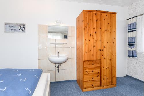 Langeoog Ferienwohnung Haus Strandboje und Haus Dünenrose - Dünenperle - Schlafzimmer 1