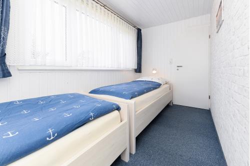Langeoog Ferienwohnung Haus Strandboje und Haus Dünenrose - Dünenperle - Schlafzimmer 2