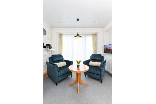 Langeoog Ferienwohnung Haus Strandboje und Haus Dünenrose - Rose - Wohnzimmer