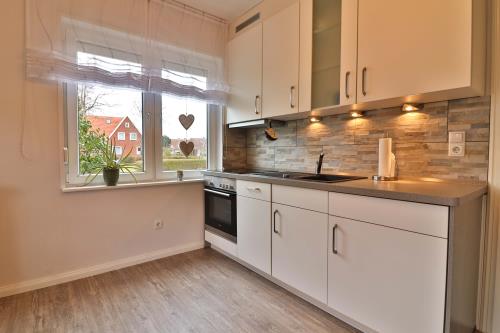 Langeoog Vermietung am Meer – Kiek rin bi Kati - Ferienwohnung 1 - Küche