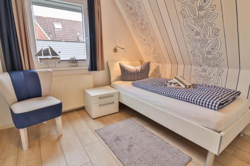 Langeoog Vermietung am Meer – Kiek rin bi Kati - Ferienwohnung 2 - Schlafzimmer 2