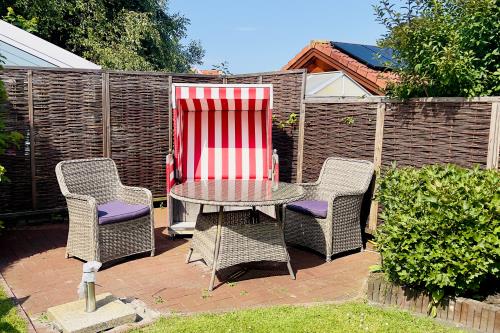 Langeoog Ferienwohnung Haus Strandnah - Garten
