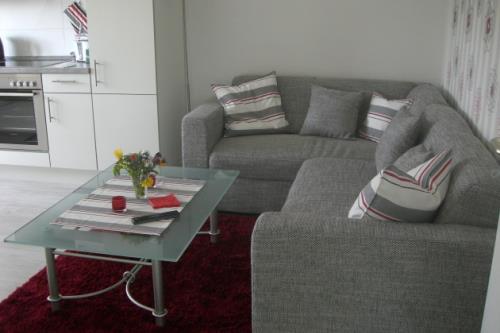 Langeoog Ferienwohnung Haus Strandnah - OG - OG Wohnzimmer mit Küchenzeile