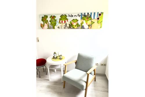 Langeoog Ferienwohnung Haus Strandnah - OG - Schlafzimmer 2 OG