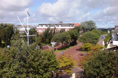Langeoog Ferienwohnung Inselherz im Haus am Kurzentrum - Ausblick rechts