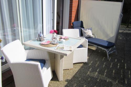 Langeoog Ferienwohnung Haus am Wind / am Strand - 5 - Gemütliche Terrasse