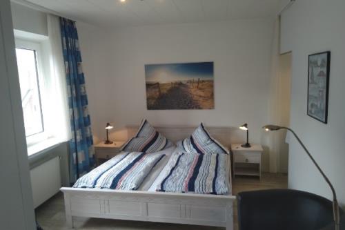 Langeoog Ferienwohnung Im Hasenwinkel - Seeigel Schlafzimmer