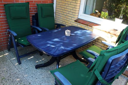 Langeoog Ferienwohnung Im Hasenwinkel - Kiebitznest - Kiebitznest Terasse