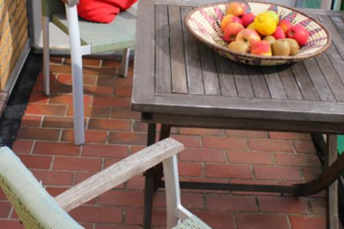 Langeoog Ferienwohnung Im Hasenwinkel - Seeigel - Seeigel Balkon