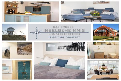 Langeoog Ferienwohnung Inselgeheimnis Langeoog - Großes Geheimnis - Übersicht Grosses Inselgeheimnis