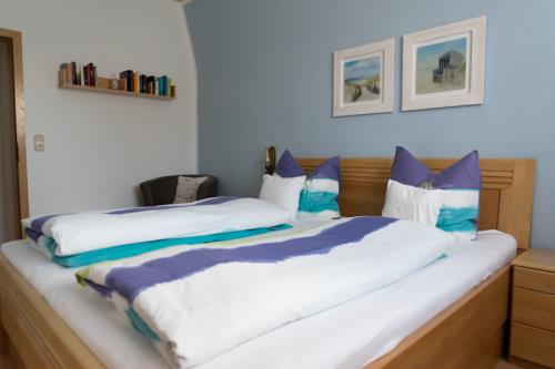 Langeoog Ferienwohnung Inselhaus Ute - Lobelie - Schlafzimmer