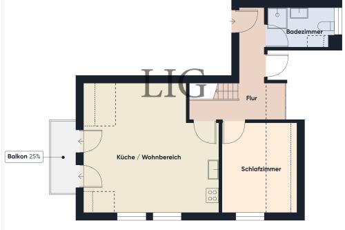 Langeoog Ferienwohnung Inselliebe - Grundriss
